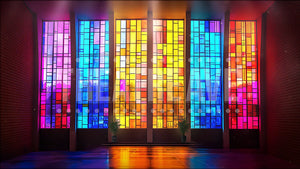 Vibrant Chapel Projection (Animated)