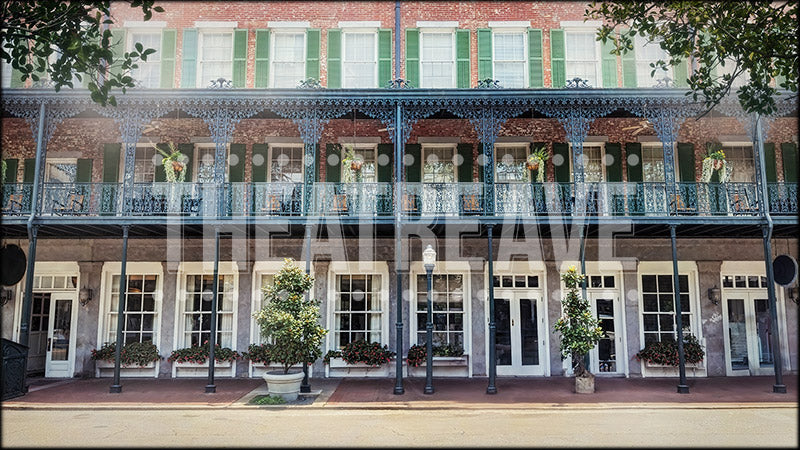 Vintage Southern Avenue, a Hadestown projection backdrop and digital scenery by Theatre Avenue.