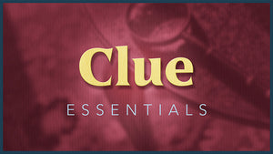 Clue show curtain projection and digital scenery by Theatre Avenue.