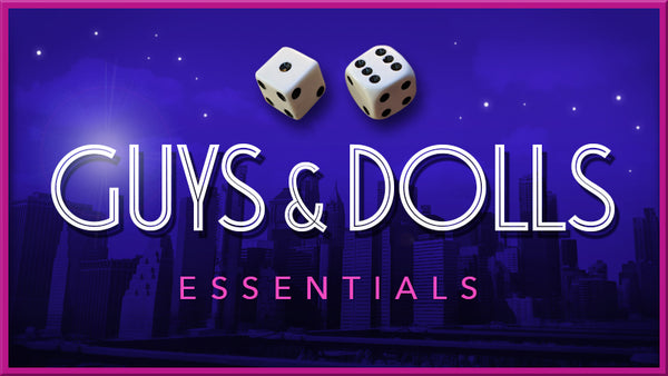 Guys and Dolls projections collection with digital scenery by Theatre Avenue.