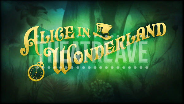Alice in Wonderland Title Projection II