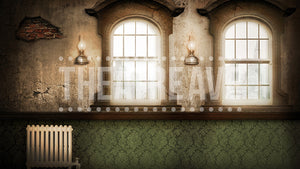 City Orphanage, a digital theatre projection backdrop perfect for shows like Annie, James and the Giant Peach, and Oliver