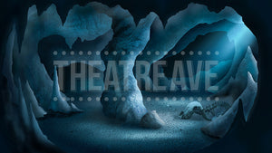 Deep Cave, a scenic projection backdrop perfect for shows like Little Mermaid, Lion King, and Phantom of the Opera