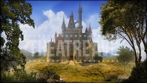 Fairy Tale Castle, a Sleeping Beauty projection backdrop by Theatre Avenue.