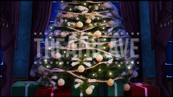 Grand Parlor Tree, a digital theatre projection backdrop perfect for stage shows like Nutcracker Ballet