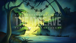 Jungle Sunrise, a digital theater projection backdrop perfect for shows like Seussical and Seussical Jr.