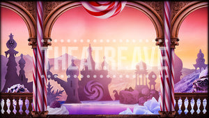 Land of Sweets, a digital projection backdrop perfect for theatre, ballet and dance shows like Nutcracker