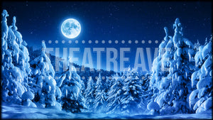 Land of Snow, a Nutcracker projection backdrop by Theatre Avenue.