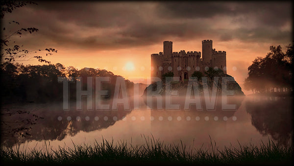 Medieval Castle Sunset Projection