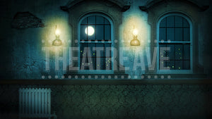 Night Orphanage, a digital theatre projection backdrop designed for shows like Annie, Oliver and James and the Giant Peach