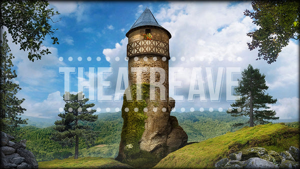 Rapunzel's Tower, a digital projection backdrop perfect for Into the Woods and fairy tale ballets.