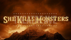 She Kills Monsters Title Projection by Theatre Avenue.