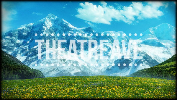 Vibrant Hills a digital theatre projection backdrop perfect for shows like Sound of Music, Wizard of Oz, and Honk!
