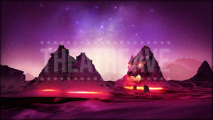 Desert Cave of Wonders, an Aladdin projection backdrop by Theatre Avenue.