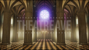 European Cathedral, a Hunchback of Notre Dame Projection Backdrop by Theatre Avenue.