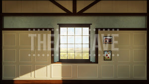 Farmhouse Interior, a Holiday Inn digital scenery projection by Theatre Avenue.