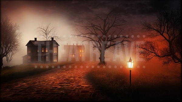 Mysterious Village, a Sleepy Hollow projection by Theatre Avenue.