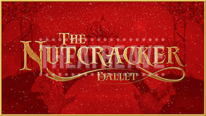 Nutcracker Red Title, a Nutcracker projection backdrop by Theatre Avenue.