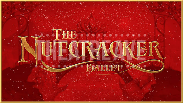 Nutcracker Red Title Projection (Animated)