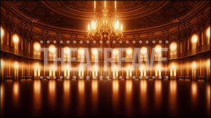 Paris Opera House, a Phantom of the Opera projection backdrop by Theatre Avenue.