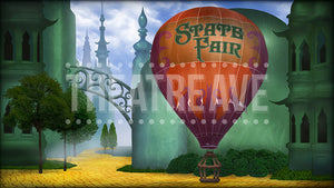 State Fair Balloon, a Wizard of Oz projection and digital scenery by Theatre Avenue.