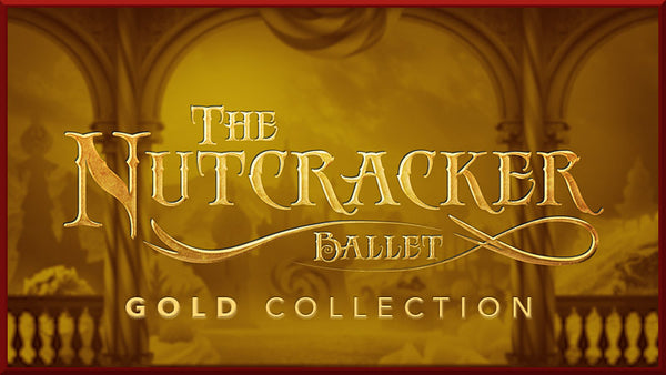 Nutcracher Ballet Gold Collection of Digital Projection Backdrops by Theatre Avenue.